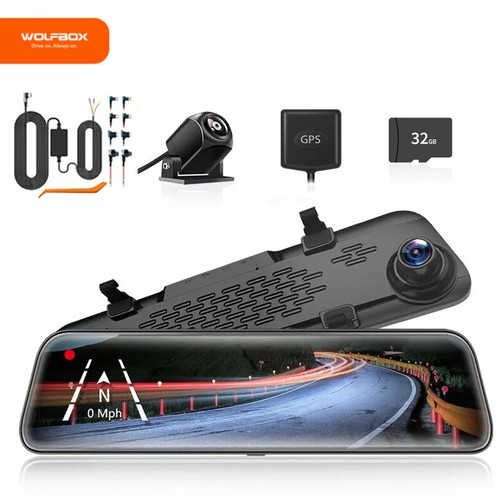 Wolfbox specchio doppio - 4k,