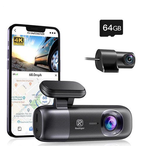 Redtiger dash cam - dash, 4k